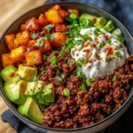 Ground Beef Hot Honey Bowl: A Spicy Flavor Explosion! - homemadevibes.com