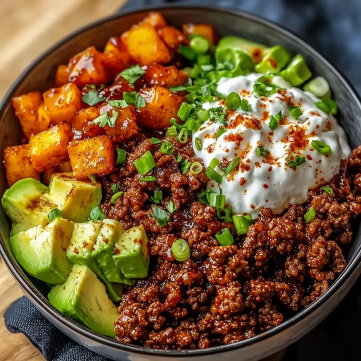 Ground Beef Hot Honey Bowl: A Spicy Flavor Explosion! - homemadevibes.com